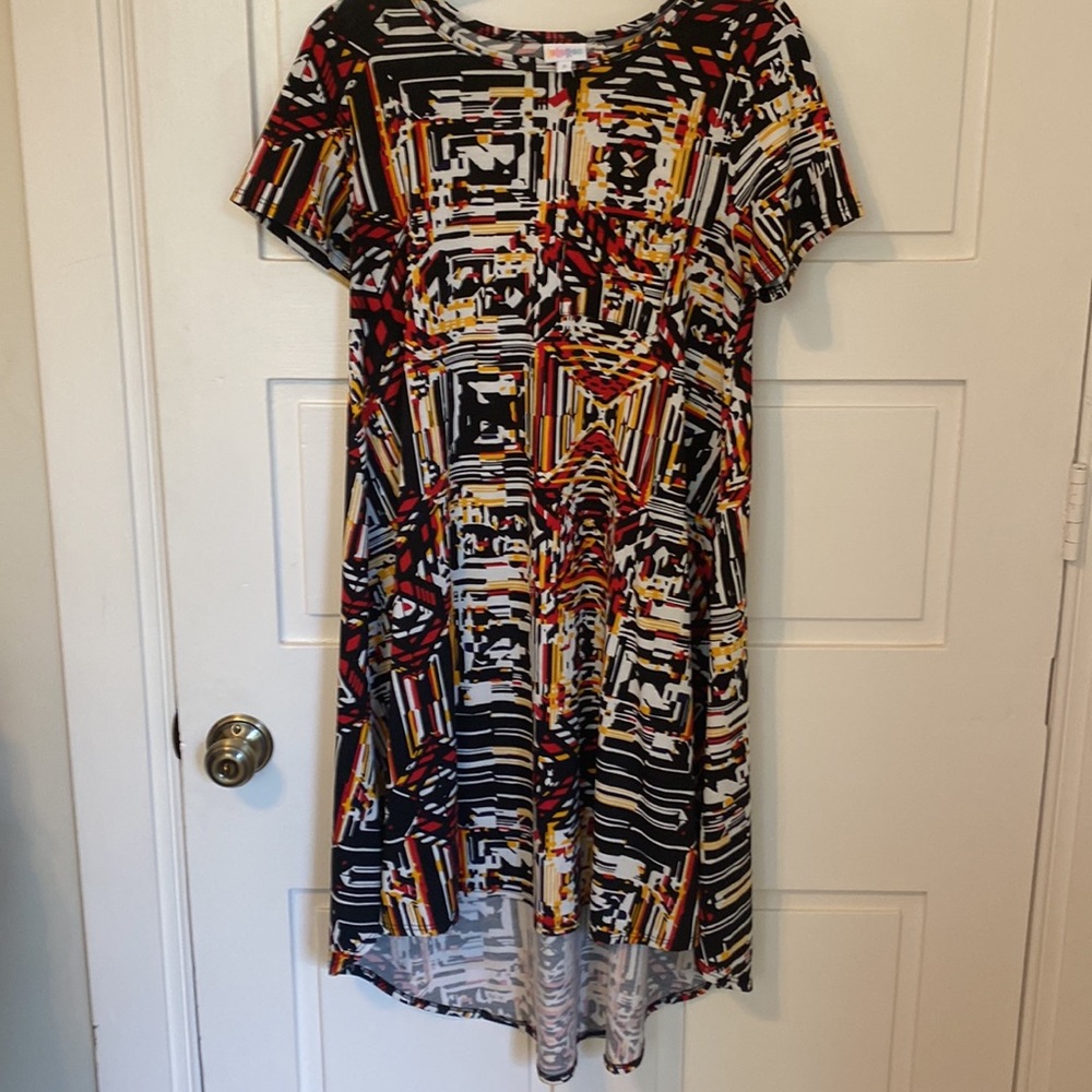 (3) LulaRoe dresses hight-low with pocket